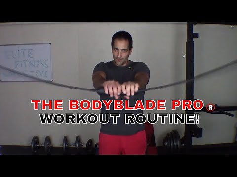THE BODY BLADE PRO:Workout Routine! 13 Movements! #bodyblade #fitnessmotivation