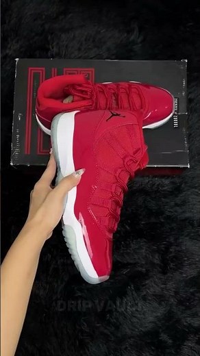 Jordan 11 Red First Look 🔥 #sneakers #airjordan #fyp