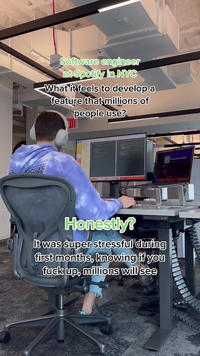 What it feels to develop a feature that millions of people use? #tech#softwareengineer #nyc#code #spotify #lifeatspotify
