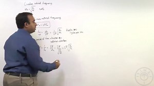 12.03 Free Vibrations – Spring-Mass System – II