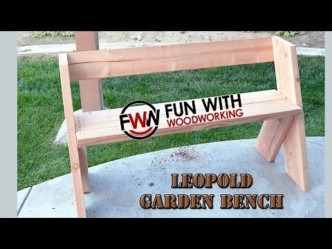 How to build a quick and easy garden bench in under 2 hours for less than $20.00