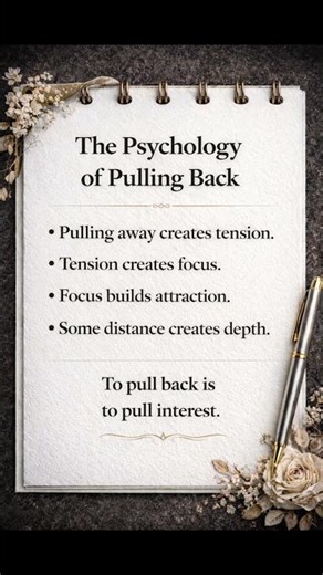 The Psychology of Pulling Back