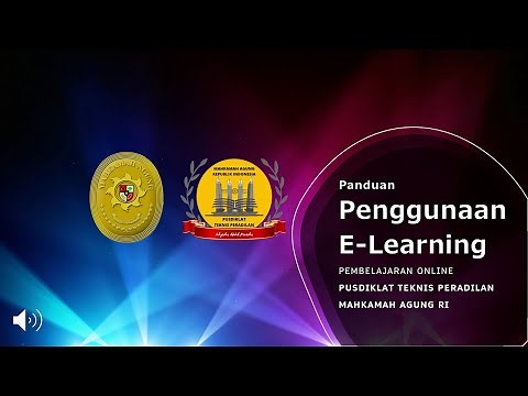 Panduan Penggunaan E Learning Mahkamah Agung RI