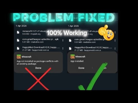 100% Working Fix for App Not Installed Problem ✅(Existing Package Error FIXED!) #techs #problem