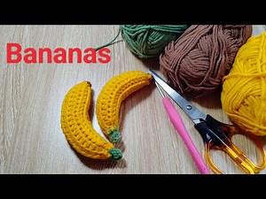 How to crochet a banana 🍌|Easy crochet tutorial for beginners