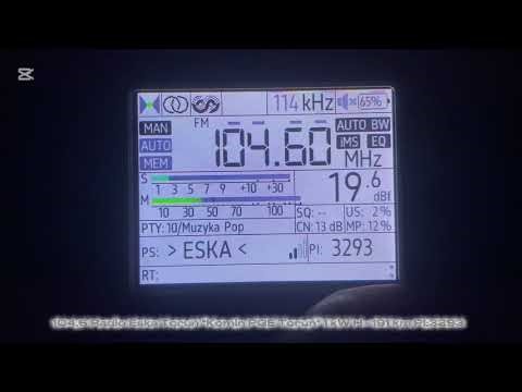 [FM-DX/TROPO] Radio Eska Toruń 104.6 MHz. Odbiór z okolic Tomaszowa Mazowieckiego