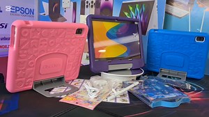 263K views |  Lenosed Discover K100 Kids Android Tablet 8GB+2565GB (Internal 32GB) 10.1 Inch Android os, Dual SIM + WIFI with Rubber Protective Case, Parental control, Free Gifts @11,999/- | Wain Technologies | Facebook