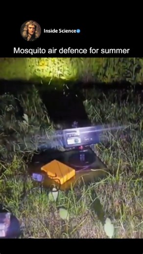 Inside Science on Instagram: "Follow @inside_science_ A tiny mosquito defense system built right in your backyard — this high-tech gadget detects and shoots down mosquitoes mid-air with stunning precision. Instant elimination, zero chemicals. Sci-fi? Nope. Just science in action. DM for credit/removal #mosquitocontrol #techgadgets #homedefense #science #ai #insectkiller #technology #futuretech #viraltech #innovation #sciencefacts #inside_science_ #reels #viral"