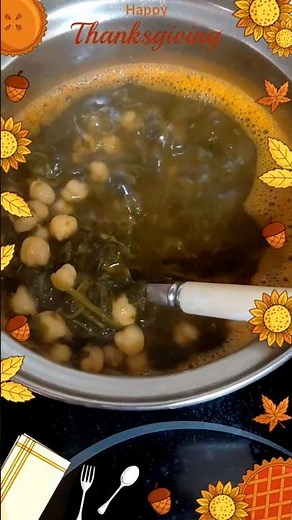 Chickpeas with Spinach 🥣 Lenten dish 🍽🥄 (Holy Week)