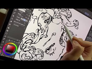 펜터치 과정 Pen process(clip studio)