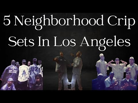 5 Neighborhood Crip Sets In Los Angeles California - (La Gangs)