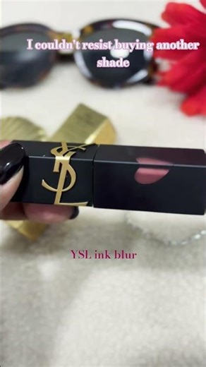 YSL inks blur lip stain #duskyskin #lipstickswatch #beauty #luxury #fyp #makeup #shorts