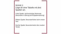 Texte miteinander vergleichen - Deutsch Klasse 10