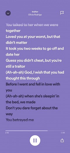 Olivia Rodrigo Traitor Song Compilation