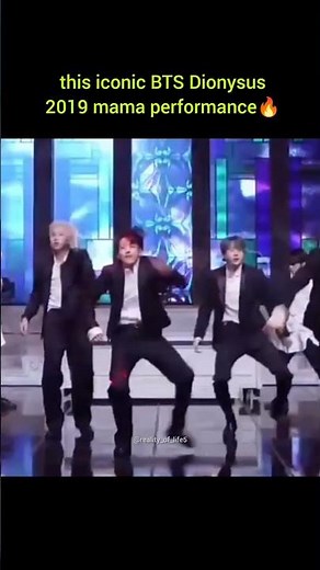 BTS 2019 iconic Dionysus performance🔥#bts #mama #performance #army #power #shortvideo #viralvideo