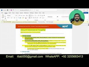 Excel Module 9 SAM Critical Thinking Project 1c Mount Moreland Hospital | NP_EX365_2021_CT9c |