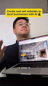 2K views · 2.9K reactions | Here’s how you can sell websites to your local businesses that take only 5 minutes to create. #ai #aitools #website #business | Adam.Digital | Facebook