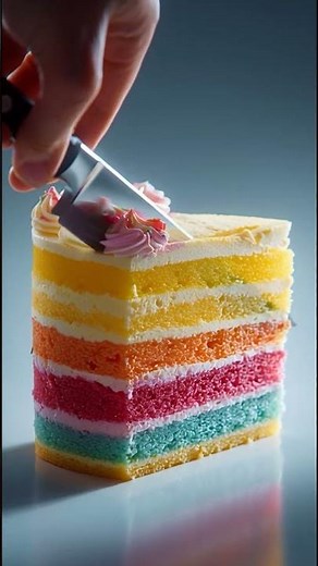 ASMR Cake Cutting 🍰✨ | Super Satisfying Slice Sounds #asmrvideos #cakecutting #asmrshorts