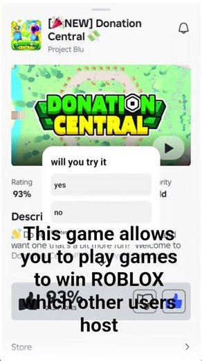 day 1 of underrated Roblox donation games