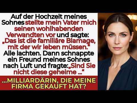 Meine Familie nannte mich „die Schande“ bei der Hochzeit meines Sohnes — und verlor danach all
