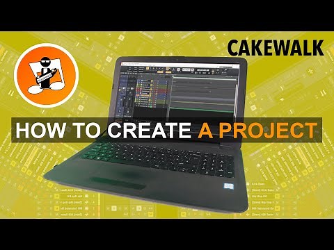 How to create a project in Cakewalk by BandLab