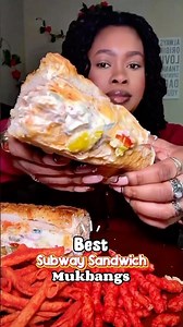 🌶️🥪 Ultimate Loaded Subway Mukbang🔥 #subwaysandwich #foodielife #asmrfood