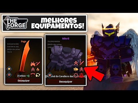 How to make the BEST ARMOR and WEAPONS in ROBLOX's THE FORGE!!