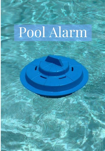 A water motion-activated pool alarm 🚨 You can find this pool alarm under ✨Outdoors & Camping✨ on my website. #amazon #pool