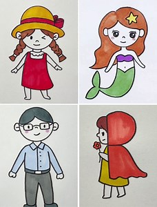 8K views · 103 reactions | Easy Cartoon Drawing Ideas Tutorials and Cartoon Coloring | Simple Drawings | Facebook