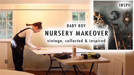 Vintage-Inspired Nursery Makeover for Baby Boy Part 1