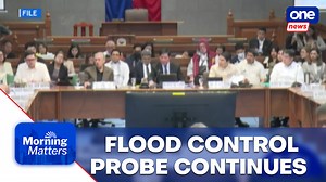 #MorningMatters | The Senate Blue Ribbon Committee resumes its inquiry into the flood control controversy today, Jan. 19, as the Department of Justice prepares to start a preliminary investigation into additional plunder complaints. | ONE News