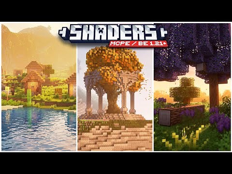 Top 5 NEW Realistic Shaders for MCPE 1.21 (Render Dragon Support & No Lag!)