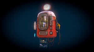 Vending Machine Backpack - 3D model by Valfreyja