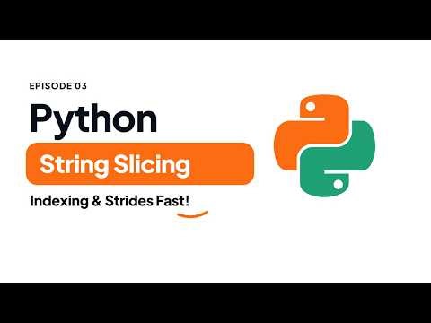 Master Python String Slicing & Indexing Fast! | Python Tutorial #03