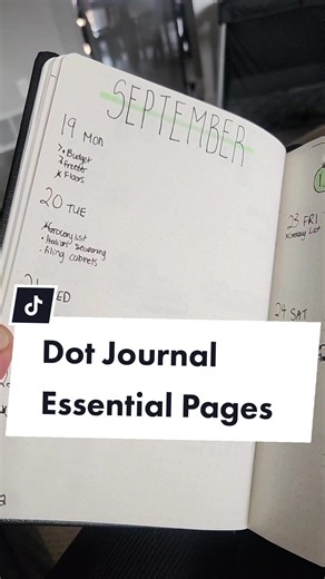 These are my dot journal essentials that should be in almost everyone's toolkit 📔 #dotjournalforbeginners #dotjournal #bulletjournalspread #planningideas #plannertips #getorganized