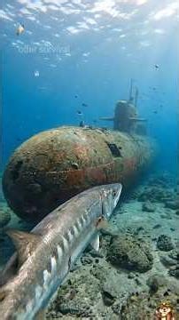 Fish POV: Inside an Abandoned Cold War Submarine 🐟 #DeepSea #Military