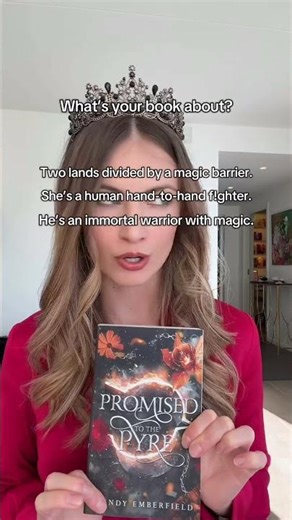 What’s your romantasy book about? Forced proximity romance and magic training? #promisedtothepyre
