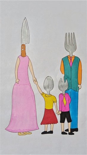 A cute story is back🥰🥰 (part-14) #shorts #drawing #xyzart #youtubeshorts