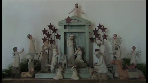Willow Tree – Setting up a Nativity display