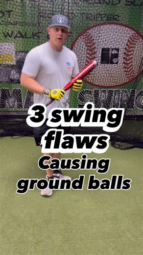 🔥Hitting Grounders?🔥 Check your swing for these 3 flaws….get a video camera and record your swing to pinpoint which flaw is causing you to hit ground balls consistently. Then head to YouTube to find some drills to help you fix it. Be the captain of your ship! Need some batting gloves? Check out @drip.and.rip and get 15% Off entire order with Code: ULTIMATESWING 🚨3 swing flaws that could be causing you to hit ground balls. 1️⃣ Wrist Roll 2️⃣Bat Drag 3️⃣Coming out of posture Figure out what it 