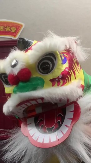 Mini Lion Dance Drum Hand Doll Puppet | Chinese New Year Celebration