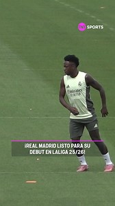 ¡Se viene el debut de Real Madrid en LaLiga 25/26! 🤍 Los Merengues tuvieron su último entrenamiento antes de recibir a Osasuna en la Jornada 1 del torneo español. 🇪🇸 ¿Cómo le irá a Xabi Alonso y compañía? 👀 | TNT Sports México