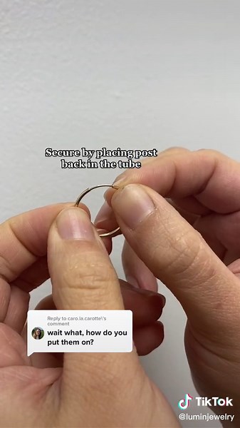 How to Put on Endless Hoops Tutorial