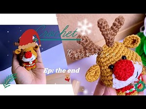 How to crochet a cute Reindeer | Amigurumi Tutorial