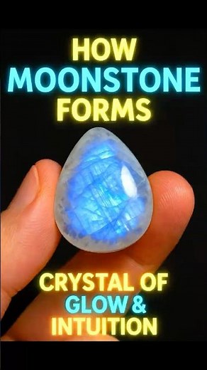 How Moonstone Forms: The Crystal of Glow & Intuition 🌙💎✨