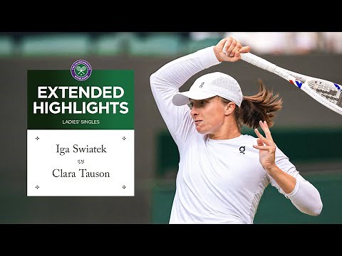 Simply outclassed! | Iga Swiatek vs Clara Tauson | Extended Highlights | Wimbledon 2025