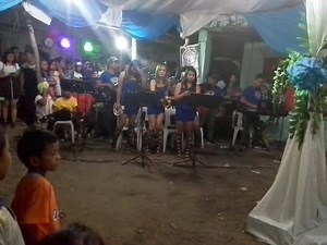 9.8K views · 350 reactions | GROOM & BRIDE DANCING MOMENT @ CENTRO STO TOMAS #basta JMB's BAND sikat ka!!! | JMB’s BAND & Catering Services | Facebook