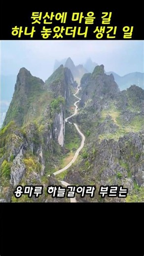 마을 뒷산에 길을 만들었더니 생긴 풍경