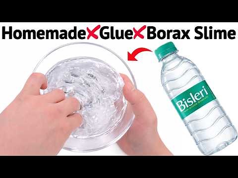 WATER SLIME NO GLUE / How To Make Water Slime Without Glue At Home / Water Slime Making