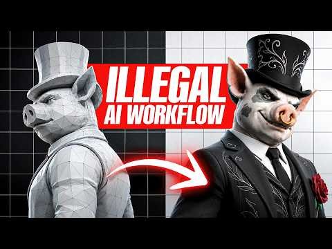Nobody Is Ready for This Next-Gen AI Workflow - 3D Characters & Assets